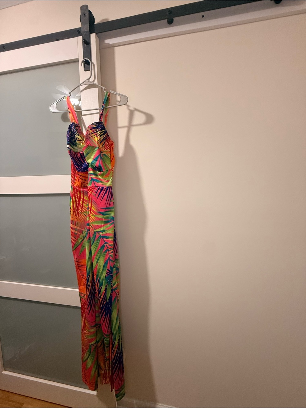 SHEIN Multicolor Tropical Print Jumpsuit